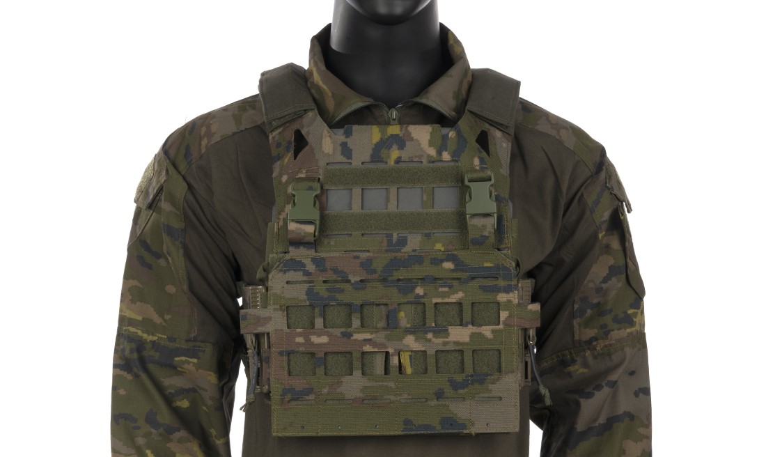 PLATE CARRIER FORCE MK3WOODLAND ESPAGNOL  DELTA TACTICS