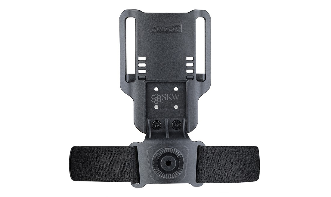 PLATEFORME JAMBE CEINTURE NOIR AMOMAX