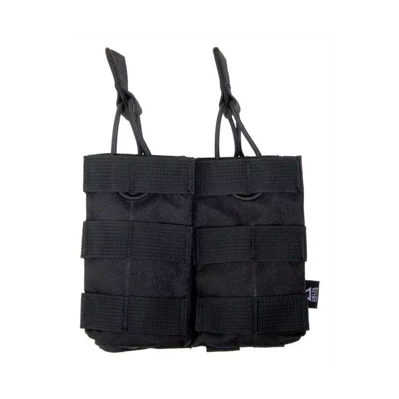 PORTE CHARGEURS DOUBLE M4 NOIR DELTA TACTICS