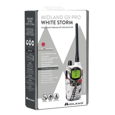 Radio Midland G9 Pro white storm