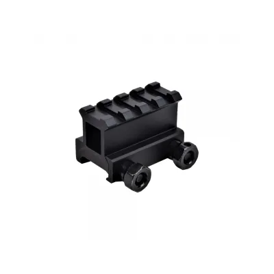 RAIL WEAVER JS-TACTICAL À 4 FENTES, REHAUSSE DE 1 POUCE