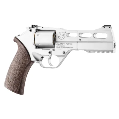 Réplique Airsoft revolver CO2 CHIAPPA RHINO 50DS Nickel 0,95J