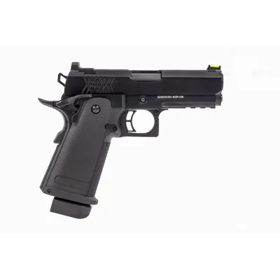 Réplique GBB Raven gaz Hi-Capa 3.8 Pro Noir 0,9J