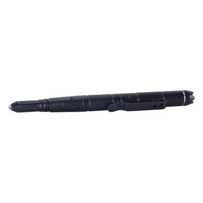 Stylo tactique de défense avec lampe et brise-vitre