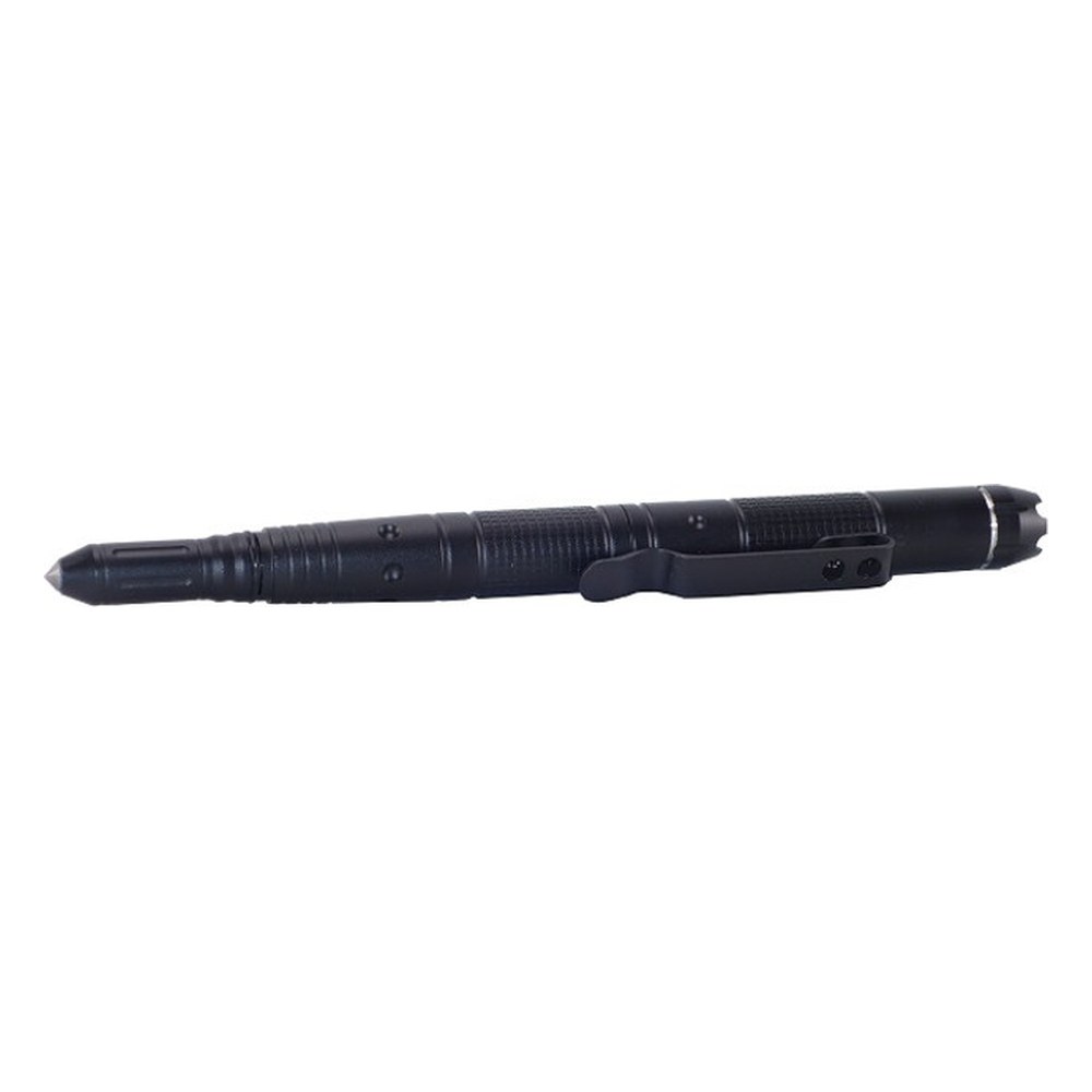 Stylo tactique de défense avec lampe et brise-vitre
