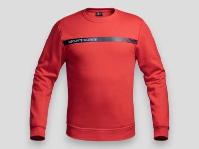 Sweat SÉCU-ONE Sécurité Incendie rouge  Taille     2XL