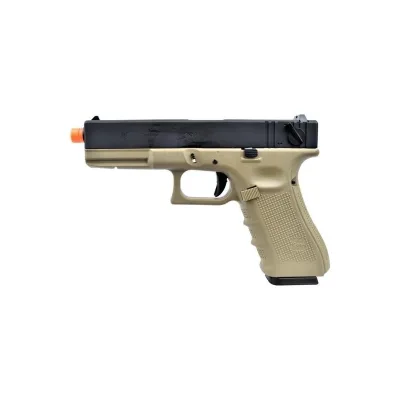 WE GAS PISTOLET G-18 GEN4 TAN ET NOIR